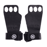 RooGrips Three Finger Black Crossfit Grips Main View